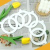 6pcs Rubber Seals for Glass Jars Silicone Replacement Gaskets Leakproof