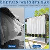 12 Pack 24oz Outdoor Curtain Weights Heavy with Sealed Bags