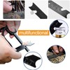 2 Pcs Survival Flint, Flint and Steel, Fire Starter Kit,