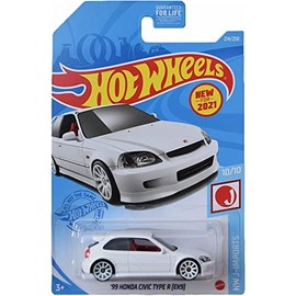 Hot Wheels '99 Honda Civic Type R [EK9], [White] J-Imports 10/10