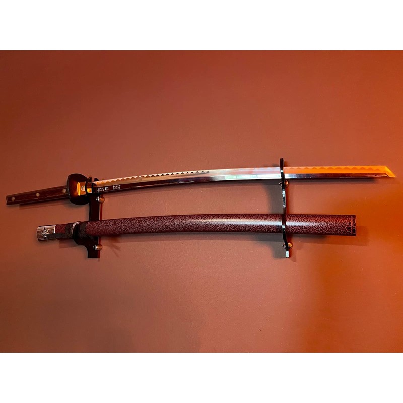 Sword Stand, Sword Hook, Acrylic Two-Layer Wall Mounted Samurai Sword