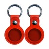 EUROXANTY Case for Airtag Leather Key Fob Key Finder Elegant