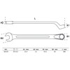 BGS – Combination Spanner Offset Ring Side, 29 mm, 1