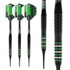 WINMAU Rookie Green Softip (Plastic Tips) Brass Darts Set |