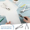 36 Pieces 1 Hole Punch 5 Sheet Capacity Single Handheld