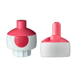 Mepal Campus Sealing Lid Set Pop-Up & Flip Up, Replacement Lid for Thermal Flask, Water Bottle and Drinking Bottle, Replacement Part Including Sealing Ring & Straw for Children's Products,