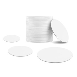 SZSL NFC Tags NTAG215 Round Card Coin Shape 25mm Diameter 20 Pieces White 504 Byte NFC Coins Round Amiibo Compatible, Multi-Purpose, Convenient to Carry