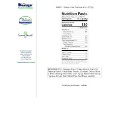 Whe Eat Smart Gluten Free Pretzels 8 ounce bag