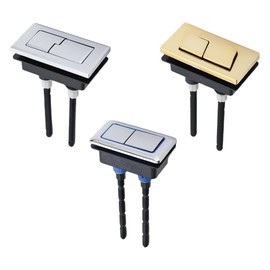 Rectangle Toilet Tank Knob - 65mm Double Flush Toilet Tank Button, Semi Discharge and Full Flush, Tank Button Replacement Accessory Kits