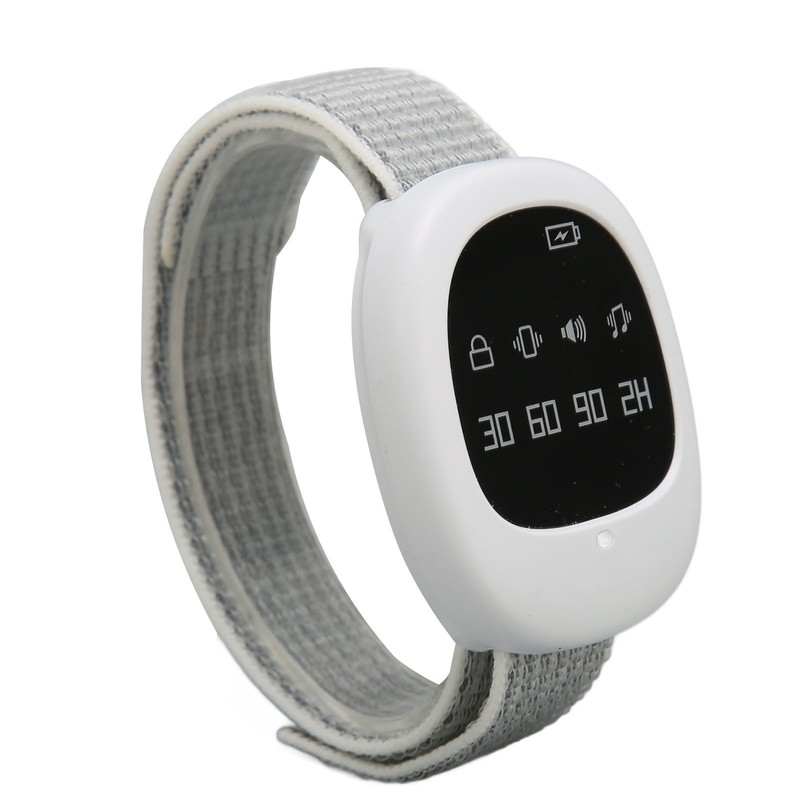 Wireless Bedwetting Alarm 4 Timing Music Vibration Bedwetting Sensor Watch