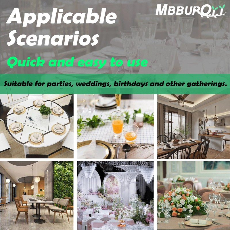 MBBUROYY Disposable Cocktail Napkins Cloth Like Napkins Disposable Table Napkins