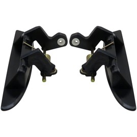 INGQI Pair of Door Handle Replacement Lever for 1994-2001 Acura Integra Model Passenger Driver Side Outside Door Handle Assembly Repair Black Placement on Vehicle Left Right 2 PCS