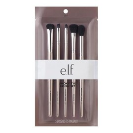 스모키 룩을 연출하기 위한 5피스 메이크업 아이섀도 프리 크루얼티 키트 브러시 5-Piece Makeup Eyeshadow Free Cruelty Kit Brush for Creating a Smoky Look