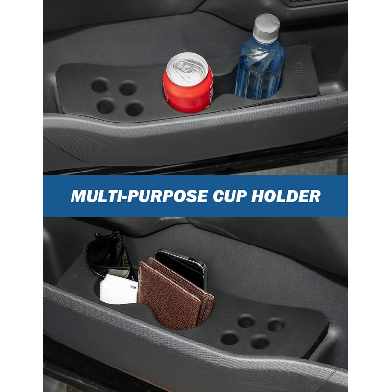 JOYTUTUS Door Cup Holder Insert Compatible with F150 2021-2026 Cup