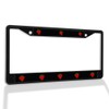 Metal Insert License Plate Frame Garden Strawberry Weatherproof Car Accessories