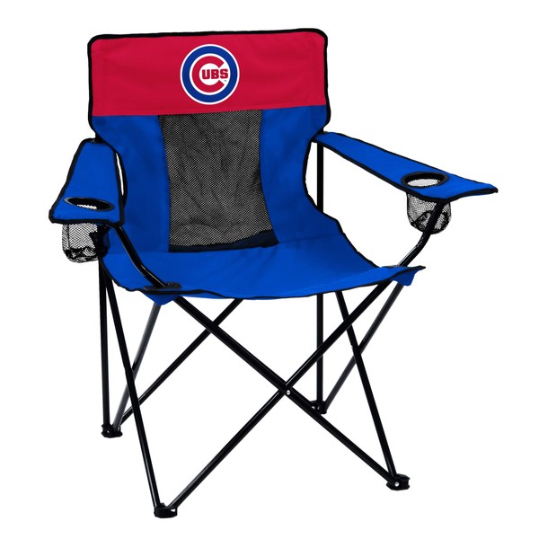 Logo Brands MLB Chicago Cubs Elite Chair, Team Color, One Size