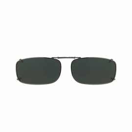 SolarShield Solar Shield Clip-On Polarized Sunglasses, 52 REC 15 (GRAY)