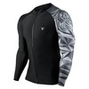 ADOREISM Men's Compression Rash Guards Long Sleeve Quick Dry Baselayer