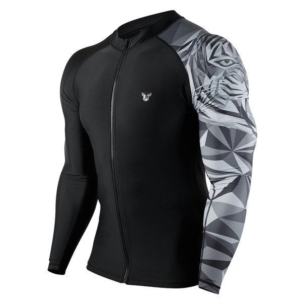 ADOREISM Men's Compression Rash Guards Long Sleeve Quick Dry Baselayer