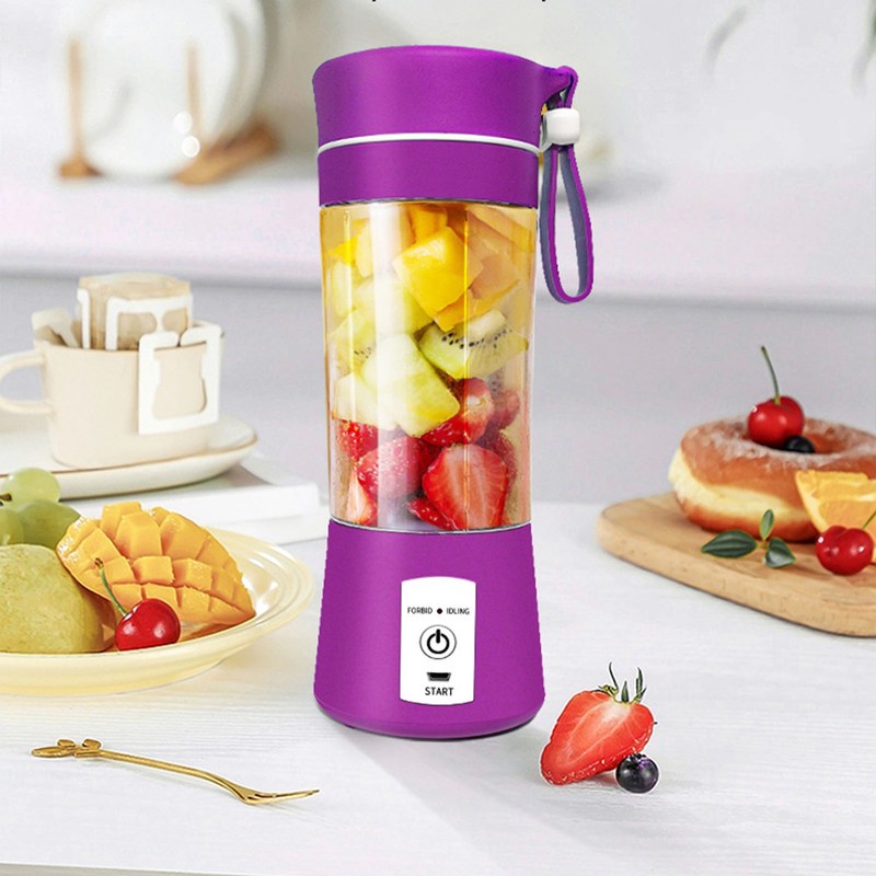Portable Blender ABS 380ml Rechargeable Mini Juicer Cup Handheld Fruit