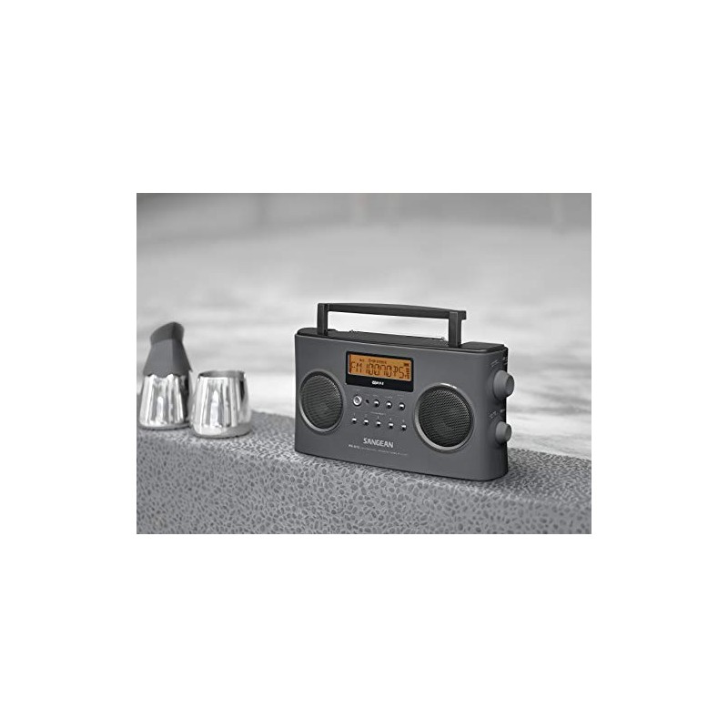 Sangean PR-D15 AM/FM-Stereo RDS Digital Portable Radio with Built-in Battery