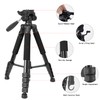 ZOMEi Camera Tripod, Minimalist 67'' /170cm Tall Tripod Compatible with
