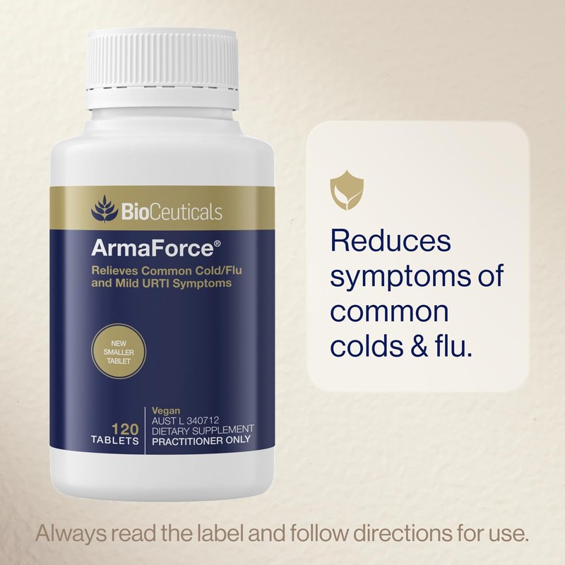 BioCeuticals ArmaForce Immune Support Olive Leaf 120 Tablets Vegan(BCTARML)