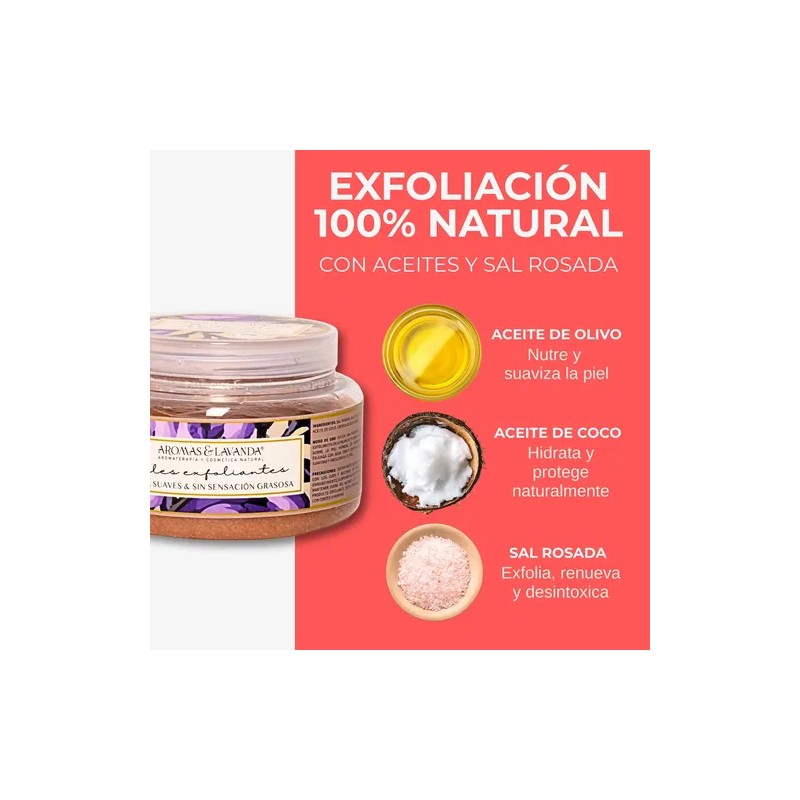 Exfoliante Corporal Sales Naturales Manzanilla Lavanda Suave