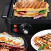 Nutrichef 2-in-1 Panini Press Grill & Griddle | Nonstick Coating,