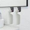 Mifrsnu 2 Pcs Soap Bottle Dispenser Holders, Wall Mounted Soap