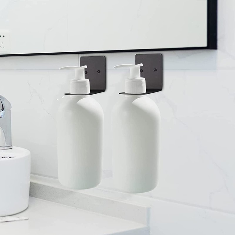Mifrsnu 2 Pcs Soap Bottle Dispenser Holders, Wall Mounted Soap