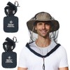 2 Pack Mosquito Head Net Mesh for Hiking & Outdoors,Bug