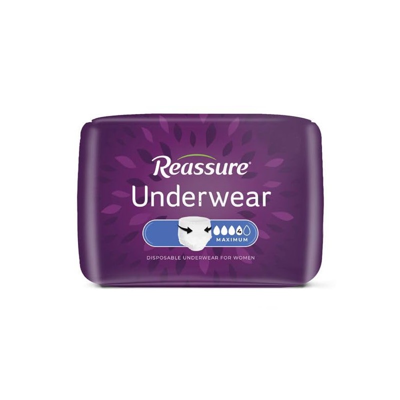 Reassure Underwear for Women Maximum - X-Large (48" - 64")