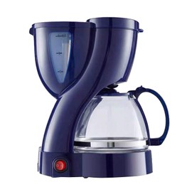 Mini American Coffee Machine Portable Dual Function Drip Coffee Maker for Home Office Blue