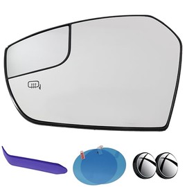 EAP Driver Side Mirror Glass Compatible with Ford Escape 2017-2019, Heated GJ5Z17K707G GJ5Z17K707E FO1324172 FO1324173