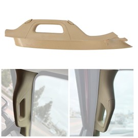 ECOTRIC A Pillar Grab Handle Interior Trim Driver Side Compatible with 2011-2015 Ford F250 F350 F450 F550 Super Duty Replacement for BC3Z-2503599-AA Tan