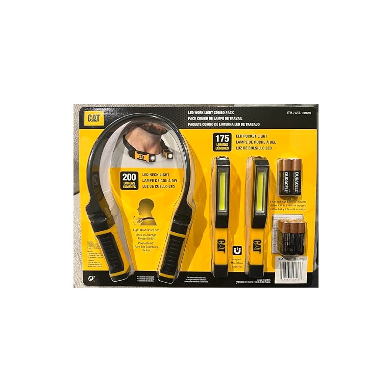 CAT Portable LED Work Light Combo 200 Lumens Neck Light