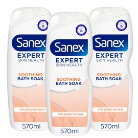 3 x 570ml | Sanex Biomeprotect Sensitive Bath Foam 570ml
