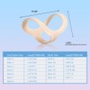 UAKIKAU Oval Finger Splint 8 pcs, Finger Splints for Arthritis,