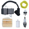For HUSQVARNA Ignition Coil Air Filter Kit For HUSQVARNA 445