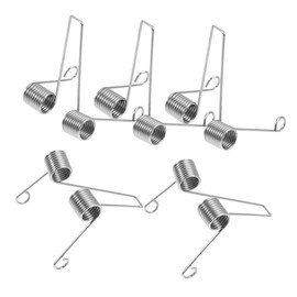 Levemolo 5pcs Bass Key Spring Trumpet Valve Repair Trumpet Key Parts Brass Instrument Valve Repair Trombone Maintenance Parts Brass Instrument Valve Replacement Special Steel Silver