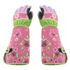 Long Rose Pruning Gardening Gloves Puncture Resistant Work Yard Glove(Pink)