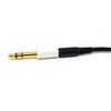 MainCore White 6.35mm Stereo Jack Plug to 3.5mm Stereo Jack