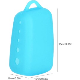 Fundas de Silicona para Cepillos de Dientes, Cepillo de Dientes Manual Eléctrico, Tapa Protectora con Orificio Trasero para Viajes en Casa, Camping, Etiqueta de Cepillo de