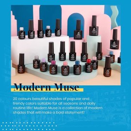 Gel Polish Juego De Esmaltes Uñas De Gel Colección Muse Moderno
