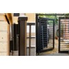 Heavy Duty Gate Hinges 7 Inches - 2 Pack Black
