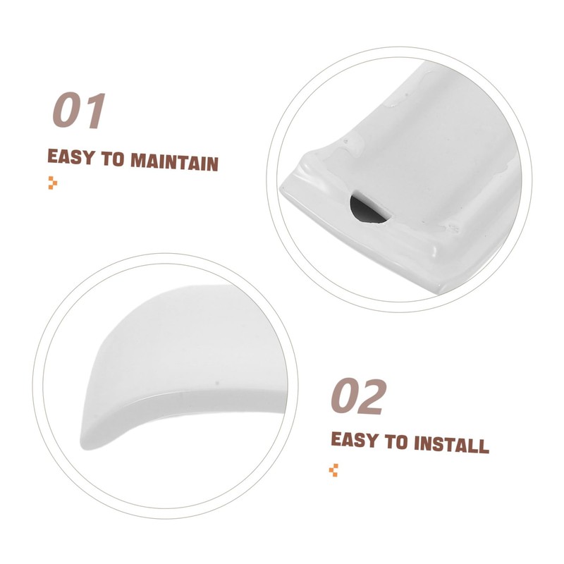 Operitacx Urinal Tank Ceramic Lid Durable Wear Resistant Toilet Water