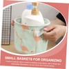 BUGUUYO 3sets Cute Baskets for Organizing Mini Basket Cotton Toy