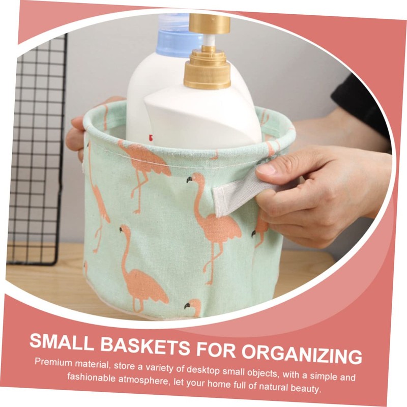 BUGUUYO 3sets Cute Baskets for Organizing Mini Basket Cotton Toy