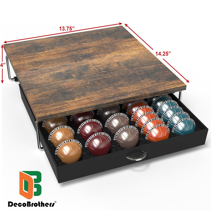 DecoBrothers Supreme Vertuoline Drawer, Holds with 30 Big or 60